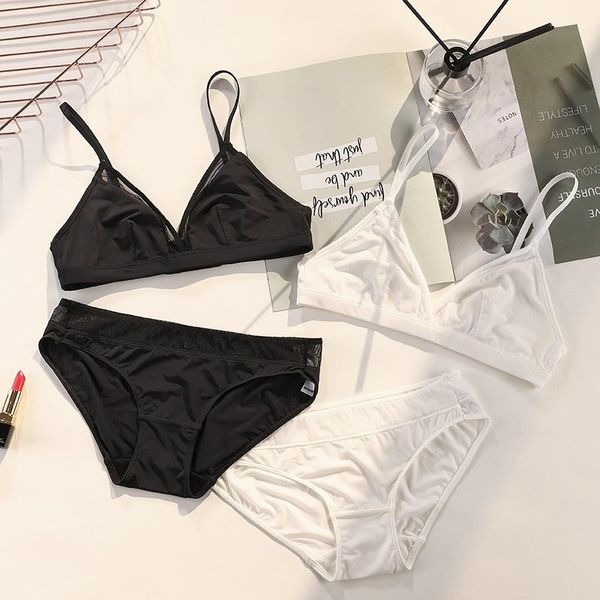 bras sets honviey french ladies bra set without steel ring thin underwear bralette hollow mesh triangle cup lingerie plus size, Red;black
bras sets honviey french ladies bra set without steel ring thin underwear bralette hollow mesh triangle cup lingerie plus size, Red;black