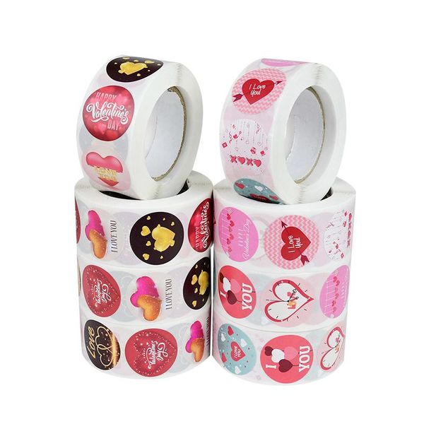 gift wrap 500pcs/roll happy valentine's day sticker handmade heart shaped stickers labels box tag favors decor
gift wrap 500pcs/roll happy valentine's day sticker handmade heart shaped stickers labels box tag favors decor