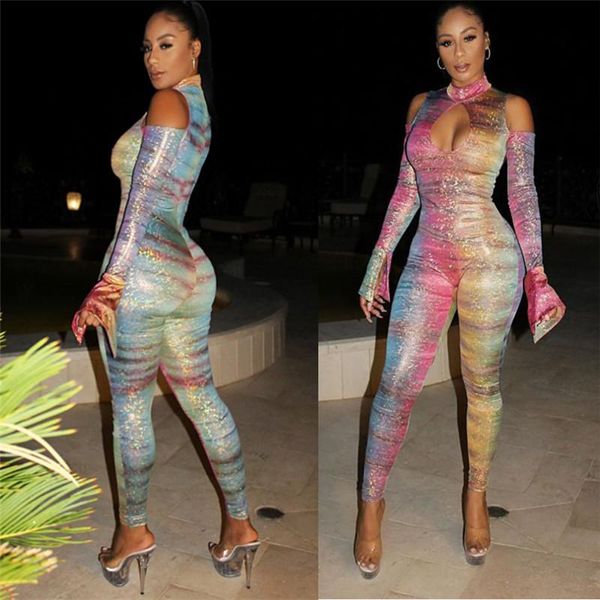 women's jumpsuits & rompers hhdmv high neck 2021 bandage colorful chic bling fashion long sleeve pant office slim romper, Black;white
women's jumpsuits & rompers hhdmv high neck 2021 bandage colorful chic bling fashion long sleeve pant office slim romper, Black;white