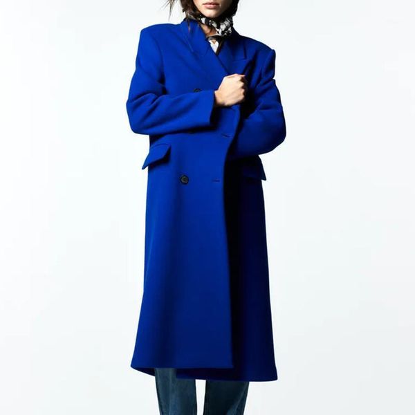 women's wool & blends women fashion x-long woolen winter jackets coat 2021 double breasted thicken long sleeve vitnage blue overcoat ou, Black
women's wool & blends women fashion x-long woolen winter jackets coat 2021 double breasted thicken long sleeve vitnage blue overcoat ou, Black