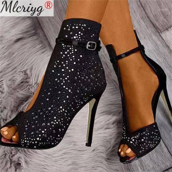sandals 2021 summer women crystal ankle straps buckle transparent cover heel pumps ladies party shoes size 35-431, Black
sandals 2021 summer women crystal ankle straps buckle transparent cover heel pumps ladies party shoes size 35-431, Black