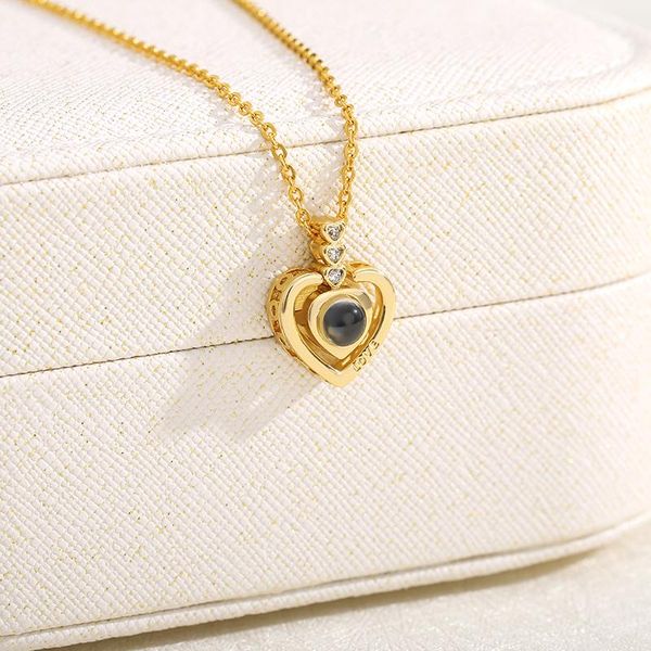 pendant necklaces fashion gold 100 languages heart neckalce i love you projection shape rhinestone necklace romantic memory, Silver
pendant necklaces fashion gold 100 languages heart neckalce i love you projection shape rhinestone necklace romantic memory, Silver