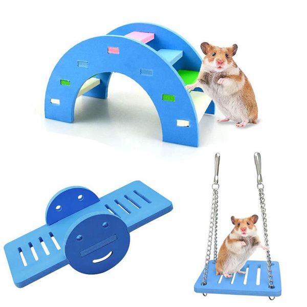 small animal supplies hamster toys wooden rainbow bridge seesaw swing activity climb toy diy cage accessories
small animal supplies hamster toys wooden rainbow bridge seesaw swing activity climb toy diy cage accessories