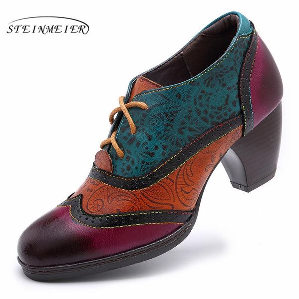 women genuine leather oxford pumps shoes vintage leather lady oxford heels shoes for women 2021 spring purple, Black
women genuine leather oxford pumps shoes vintage leather lady oxford heels shoes for women 2021 spring purple, Black