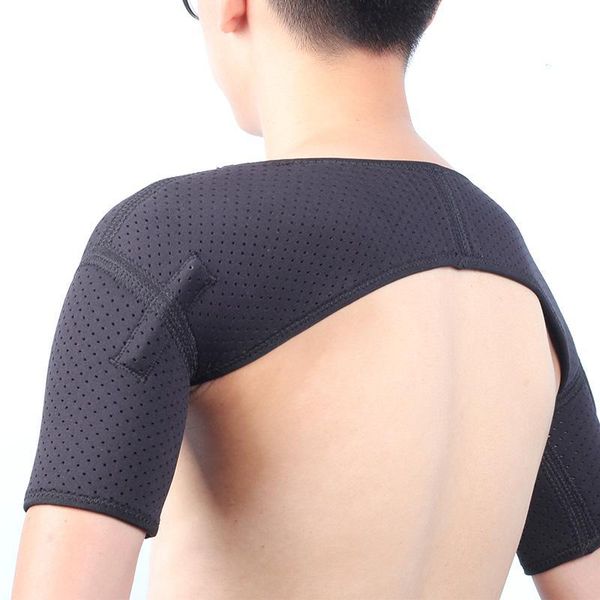 sports shoulder safety gym fitness back support shoulder bandage pad adjustable warm breathable belt strap, Black;blue
sports shoulder safety gym fitness back support shoulder bandage pad adjustable warm breathable belt strap, Black;blue