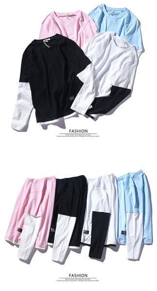men's t-shirts 2021 autumn spring fashion oversize fake two pieces tshirt long sleeve casual o neck t-shirt for man tees, White;black
men's t-shirts 2021 autumn spring fashion oversize fake two pieces tshirt long sleeve casual o neck t-shirt for man tees, White;black