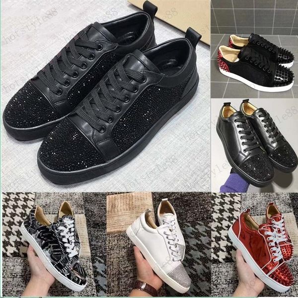 sell mens red bottoms shoes spike suede leather men women flat fashion casual shoes party lovers sneakers 36-47 with box, Black;white
sell mens red bottoms shoes spike suede leather men women flat fashion casual shoes party lovers sneakers 36-47 with box, Black;white