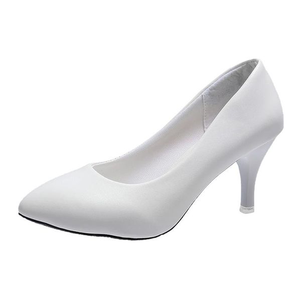 dress shoes pointed high heels fashion pu shallow mouth mid-heel women's lace heel single pump womans, Black
dress shoes pointed high heels fashion pu shallow mouth mid-heel women's lace heel single pump womans, Black