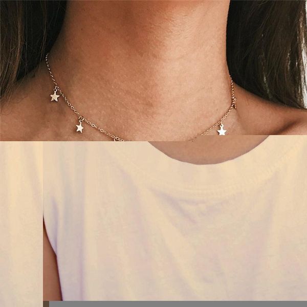 fashion star party ladies pendant necklace dress accessories female necklace jewelry simple five-pointed star jewelry gift, Silver
fashion star party ladies pendant necklace dress accessories female necklace jewelry simple five-pointed star jewelry gift, Silver