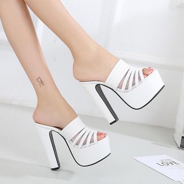 sandals women slipper 2021 fashion black peep toe thick heel slippers shoes summer high 15cm platform female
sandals women slipper 2021 fashion black peep toe thick heel slippers shoes summer high 15cm platform female