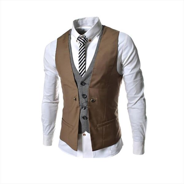 sets sleeveless v neck single men tracksuit breasted slim gilet business suit waistcoat fashion outdoor clothes, Gray
sets sleeveless v neck single men tracksuit breasted slim gilet business suit waistcoat fashion outdoor clothes, Gray