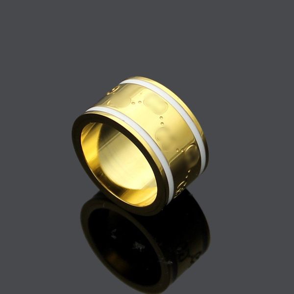 women designer ring luxury style drop white oil wide sides titanium steel engagement rings fashion jewelry lady party gifts wholesale, Silver
women designer ring luxury style drop white oil wide sides titanium steel engagement rings fashion jewelry lady party gifts wholesale, Silver