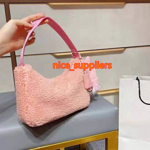 shoulder bag nylon handbag selling wallet ladies bag messenger bags hobo wallet plush, Red;black 
shoulder bag nylon handbag selling wallet ladies bag messenger bags hobo wallet plush, Red;black