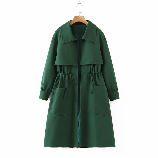 women's trench coats xikom women fashion dark green vintage streetwear windbreaker coat female long sleeve pocket ladies temperament ou, Tan;black
women's trench coats xikom women fashion dark green vintage streetwear windbreaker coat female long sleeve pocket ladies temperament ou, Tan;black
