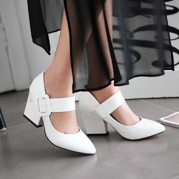 dress shoes big size 11 12 ladies high heels women woman pumps marijane's thick-heeled buckled single, Black
dress shoes big size 11 12 ladies high heels women woman pumps marijane's thick-heeled buckled single, Black
