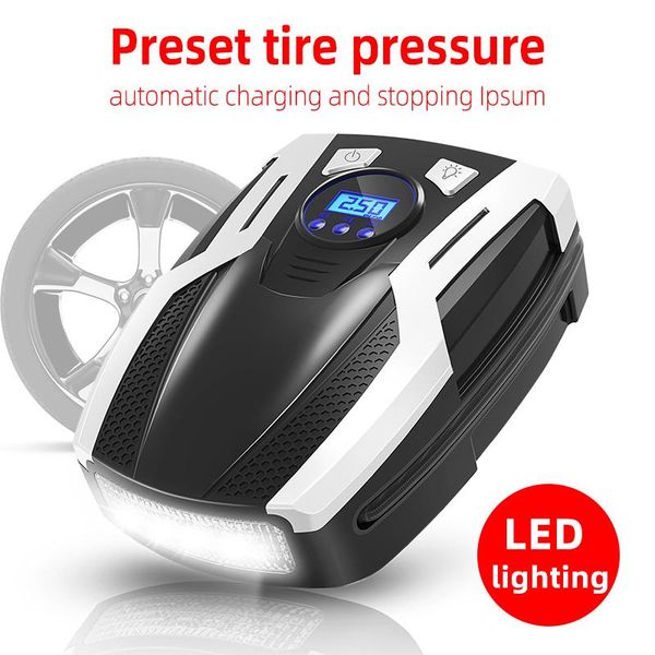 inflatable pump digital portable air compressor led lighting car dc 12v 150psi for auto motorcycles bicycles
inflatable pump digital portable air compressor led lighting car dc 12v 150psi for auto motorcycles bicycles