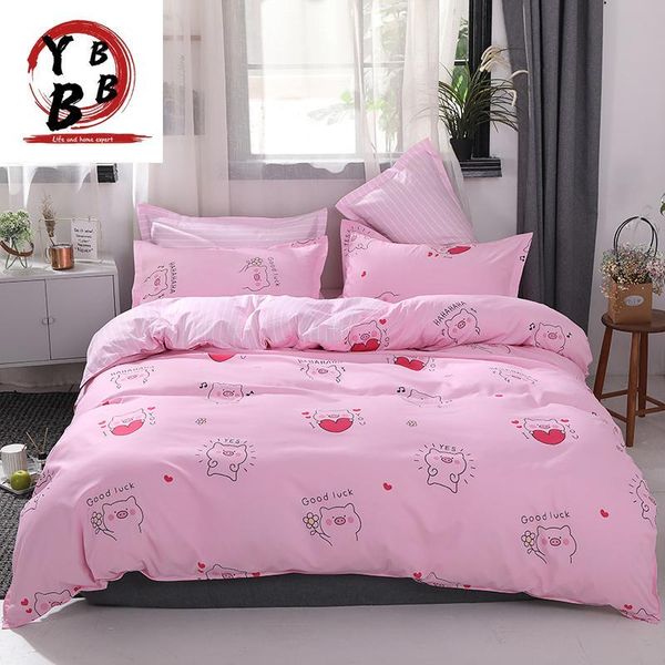 bedding sets home textile king single double pink kid teen boy girls bedlinen cartoon pig duvet cover pillowcase bed sheet
bedding sets home textile king single double pink kid teen boy girls bedlinen cartoon pig duvet cover pillowcase bed sheet