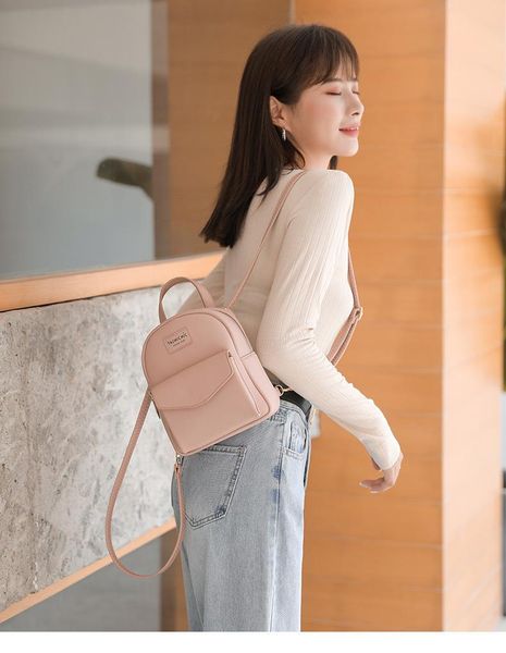 backpack fashion women's mini elegant solid color daypack lightweight travel shoulder bag high capacity casual student 2021
backpack fashion women's mini elegant solid color daypack lightweight travel shoulder bag high capacity casual student 2021