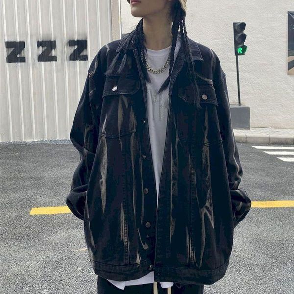 women's jackets denim jacket tie dye women spring autumn loose casual hong kong cardigan korean vintage streetwear gothic female top, Black;brown
women's jackets denim jacket tie dye women spring autumn loose casual hong kong cardigan korean vintage streetwear gothic female top, Black;brown