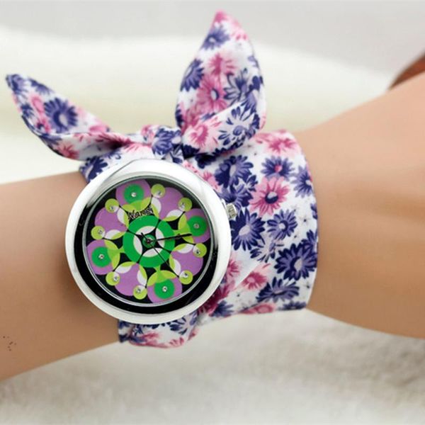 wristwatches unique ladies flower cloth wristwatch fashion women dress watch fabric sweet girls bracelet, Slivery;brown
wristwatches unique ladies flower cloth wristwatch fashion women dress watch fabric sweet girls bracelet, Slivery;brown