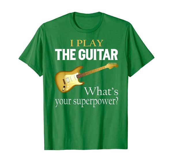 I Play The Guitar What' Your Superpower TShirt, Mainly pictures