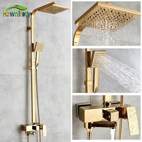 bathroom shower sets bathtub faucets luxury gold brass faucet mixer tap wall mounted hand held head kit
bathroom shower sets bathtub faucets luxury gold brass faucet mixer tap wall mounted hand held head kit