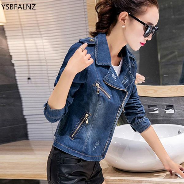 women's jackets 2021 korean woman denim jacket long sleeve casual jean autumn female short coat fashion slim outerwear feminine clothes, Black;brown
women's jackets 2021 korean woman denim jacket long sleeve casual jean autumn female short coat fashion slim outerwear feminine clothes, Black;brown