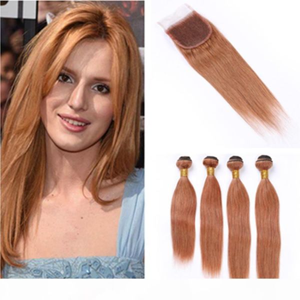 #30 medium auburn brazilian straight human hair weaves 4bundles and closure auburn virgin hair extensions with lace closure 4x4, Black
#30 medium auburn brazilian straight human hair weaves 4bundles and closure auburn virgin hair extensions with lace closure 4x4, Black