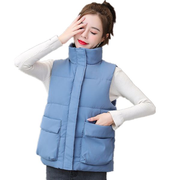 6xl large autumn and winter 2021 korean short thickened waistcoat loose cotton et women's, Black;white
6xl large autumn and winter 2021 korean short thickened waistcoat loose cotton et women's, Black;white