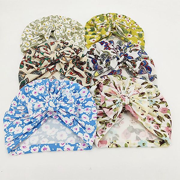 caps & hats infant fashion print bowknot warm cap cute cartoon pattern bows turban hat toddler headwear hair accessories clothing decoration, Yellow 
caps & hats infant fashion print bowknot warm cap cute cartoon pattern bows turban hat toddler headwear hair accessories clothing decoration, Yellow