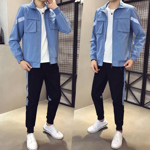 2021 new sportswear suits loose solid male sweatshirt + sweatpants men's tracksuit casual jogging sets libb o56p, Gray
2021 new sportswear suits loose solid male sweatshirt + sweatpants men's tracksuit casual jogging sets libb o56p, Gray