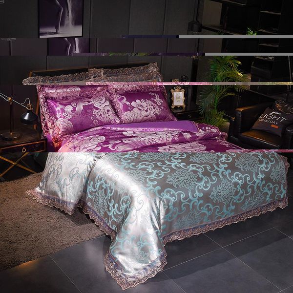 bedding sets drop duvet cover set wedding golden jacquard lace flat sheet pillowcase 4pcs european luxury sky blue n02
bedding sets drop duvet cover set wedding golden jacquard lace flat sheet pillowcase 4pcs european luxury sky blue n02