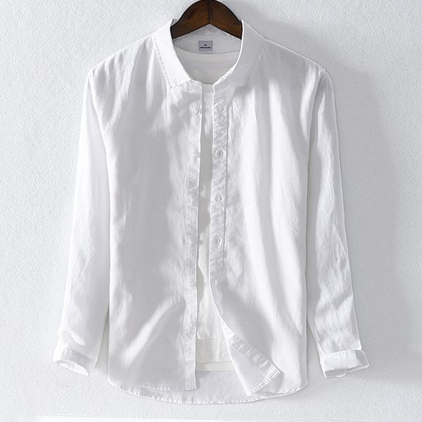 2021 long-sleeved linen male autumn new business casual shirt for fashion brand shirts men solid camisa chemise nmq1, White;black
2021 long-sleeved linen male autumn new business casual shirt for fashion brand shirts men solid camisa chemise nmq1, White;black
