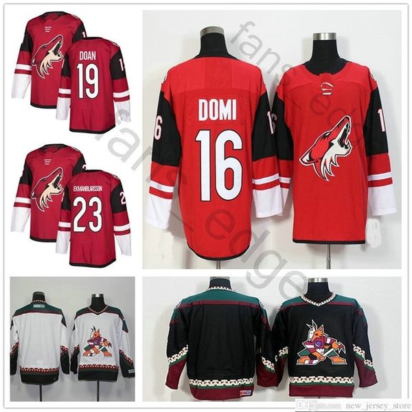 96 new season arizona coyotes ice hockey #16 max domi jersey red 23 oliver ekman-larsson 19 shane doan blank black white jerseys
96 new season arizona coyotes ice hockey #16 max domi jersey red 23 oliver ekman-larsson 19 shane doan blank black white jerseys