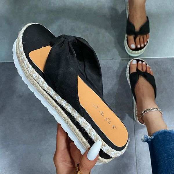 sandals women platform shoes bow summer flat sandlias flip-flops beach female slippers, Black
sandals women platform shoes bow summer flat sandlias flip-flops beach female slippers, Black