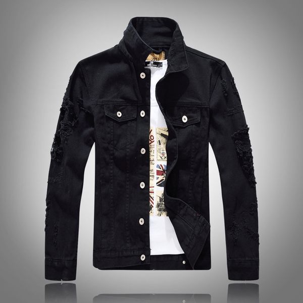 2021 new fashion streetwear black pink white red denim jackets men destroyed coats korean style hip hop chaqueta homme kumr, Black;brown
2021 new fashion streetwear black pink white red denim jackets men destroyed coats korean style hip hop chaqueta homme kumr, Black;brown