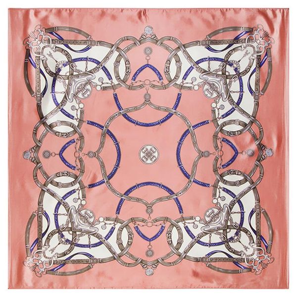 scarves 90*90cm silk satin hair scarf women handkerchief chain printe female square neck fashion small muffler hijab, Blue;gray
scarves 90*90cm silk satin hair scarf women handkerchief chain printe female square neck fashion small muffler hijab, Blue;gray