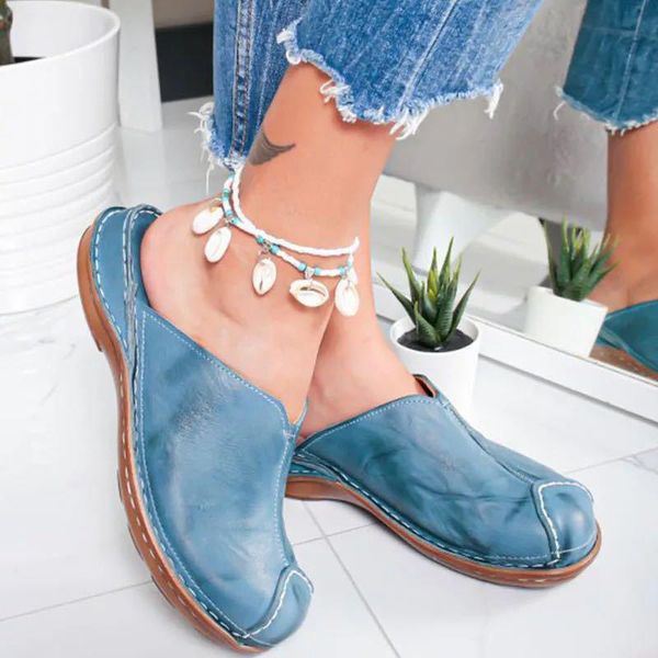 women casual flat shoes slip on sandals slippers loafers comfort round toe mules daily 2021 fashion ladies shoes femmes sandales, Black
women casual flat shoes slip on sandals slippers loafers comfort round toe mules daily 2021 fashion ladies shoes femmes sandales, Black