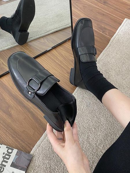 square toe womens derby shoes autumn female footwear casual sneaker all-match soft loafers with fur modis british style leather, Black
square toe womens derby shoes autumn female footwear casual sneaker all-match soft loafers with fur modis british style leather, Black