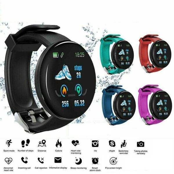 smart wristbands d18s 1.44 round screen call reminder watch wireless communication sports heart rate pressure
smart wristbands d18s 1.44 round screen call reminder watch wireless communication sports heart rate pressure