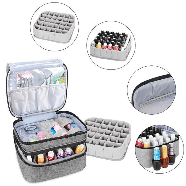 storage bags nail polish bag portable 30 bottles box organizer travel carrying cases
storage bags nail polish bag portable 30 bottles box organizer travel carrying cases