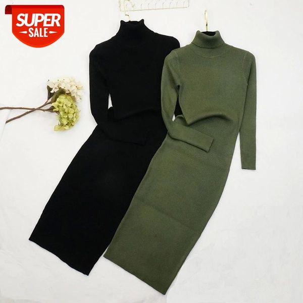 women's turtleneck sweater dresses new autumn winter knitted dress casual lady slim bodycon long sleeve bottoming dress vestidos #j15t, White;black
women's turtleneck sweater dresses new autumn winter knitted dress casual lady slim bodycon long sleeve bottoming dress vestidos #j15t, White;black