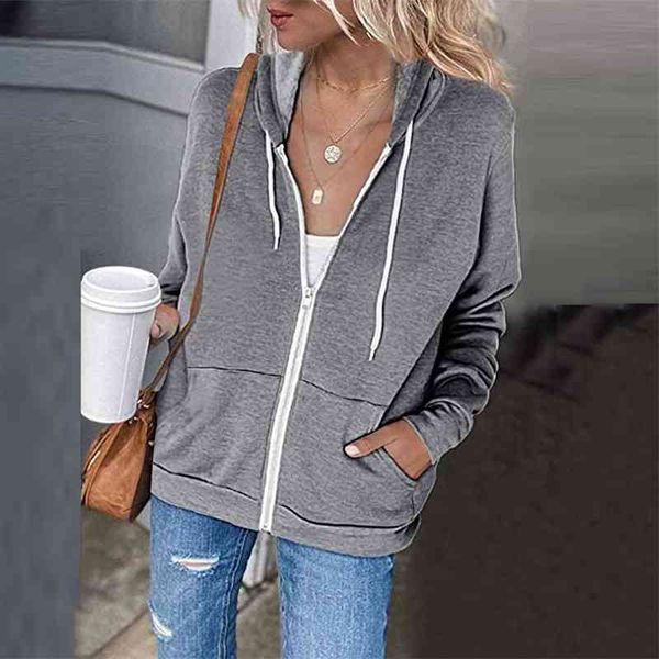 women's sweatshirt with a rits hoodie full zip long mouths lightweight sweatshirts pockets jacket sudadera the mujer, Black
women's sweatshirt with a rits hoodie full zip long mouths lightweight sweatshirts pockets jacket sudadera the mujer, Black