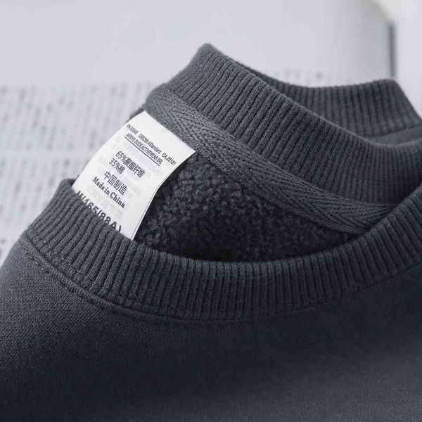 360g autumn winter round neck sweater men's charcoal grey dark grey plush loose fleece long sleeve men's, Black
360g autumn winter round neck sweater men's charcoal grey dark grey plush loose fleece long sleeve men's, Black