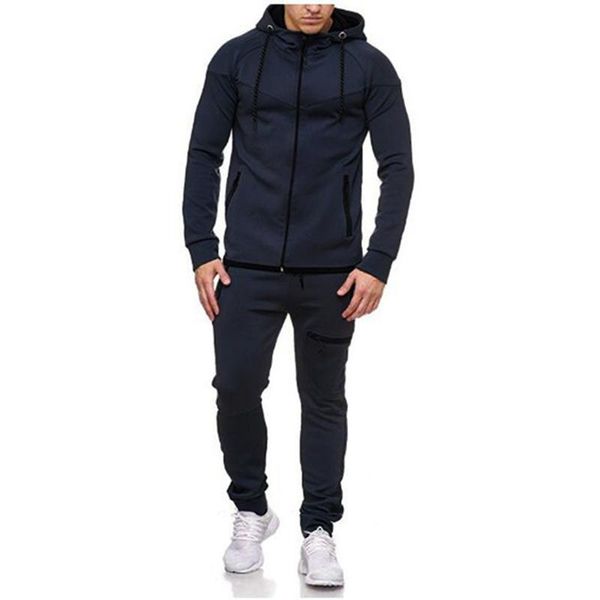 men's track suit sportswear fitness men's sweatshirt pants sets pure color comfty sports suit tracksuit, Gray
men's track suit sportswear fitness men's sweatshirt pants sets pure color comfty sports suit tracksuit, Gray