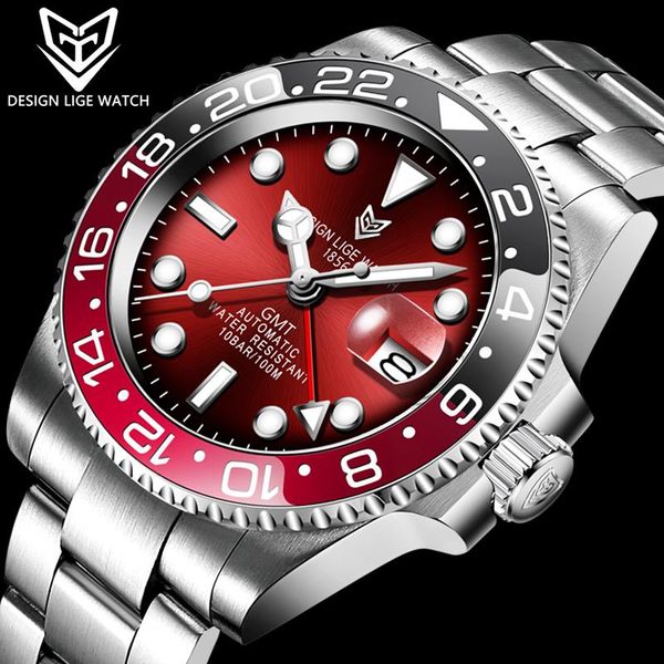 wristwatches reloj hombre lige 2021 sports men mechanical wristwatch stainless steel 100atm waterproof watch watches, Slivery;brown
wristwatches reloj hombre lige 2021 sports men mechanical wristwatch stainless steel 100atm waterproof watch watches, Slivery;brown
