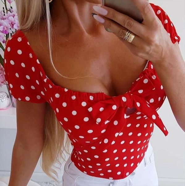 boho dot print womens shirts ruffle short sleeves bowknot bandage slim arrival ladies summer casual blouse s xl, White
boho dot print womens shirts ruffle short sleeves bowknot bandage slim arrival ladies summer casual blouse s xl, White