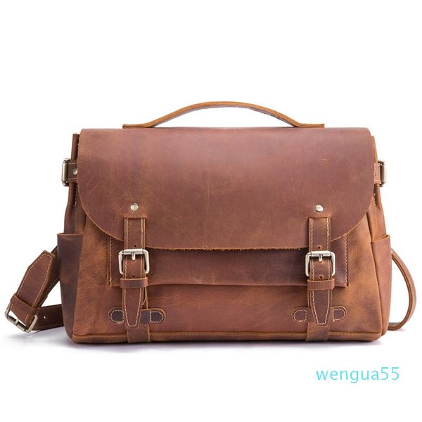 briefcases business bag men for lawyer vintage crazy horse leather lap13inch office/document bags
briefcases business bag men for lawyer vintage crazy horse leather lap13inch office/document bags