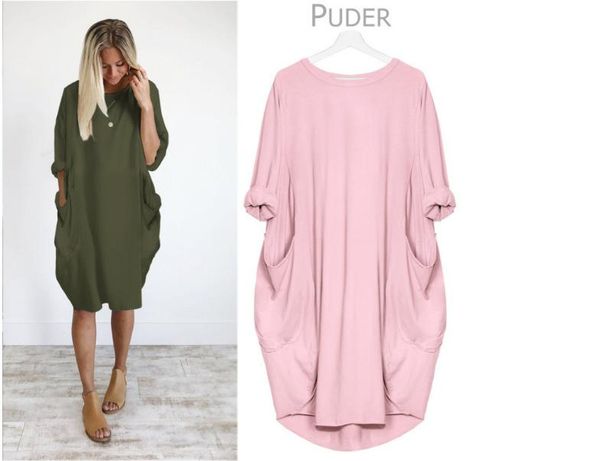casual dresses women's loose pockets long sleeve plus size full-figured girls' dress, Black;gray
casual dresses women's loose pockets long sleeve plus size full-figured girls' dress, Black;gray