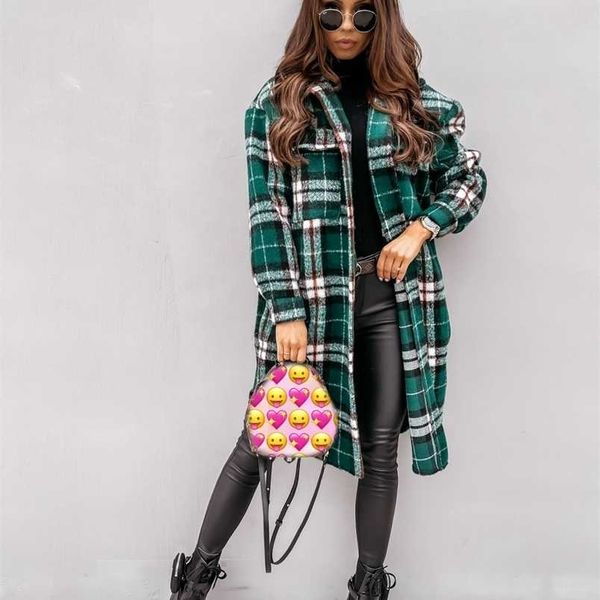 harejuku plaid jacket women's casual loose plus size blend coat long sleeve warm trench coat female chic overcoat 210930, Black
harejuku plaid jacket women's casual loose plus size blend coat long sleeve warm trench coat female chic overcoat 210930, Black